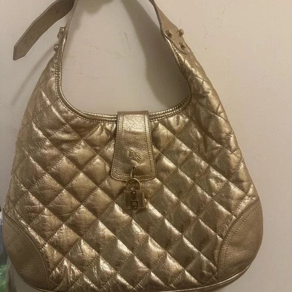 Burberry | Bags | Burberry Y2k Gold Quilted Womens Bag Burberry | Bags | Burberry Y2k Gold Quilted Womens Bag